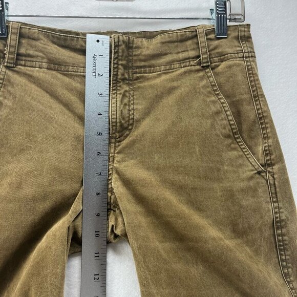ALC Jeans Womens Size 6 Low Rise Skinny Ankle Stretch Cotton Khaki Olive Green - Picture 10 of 11